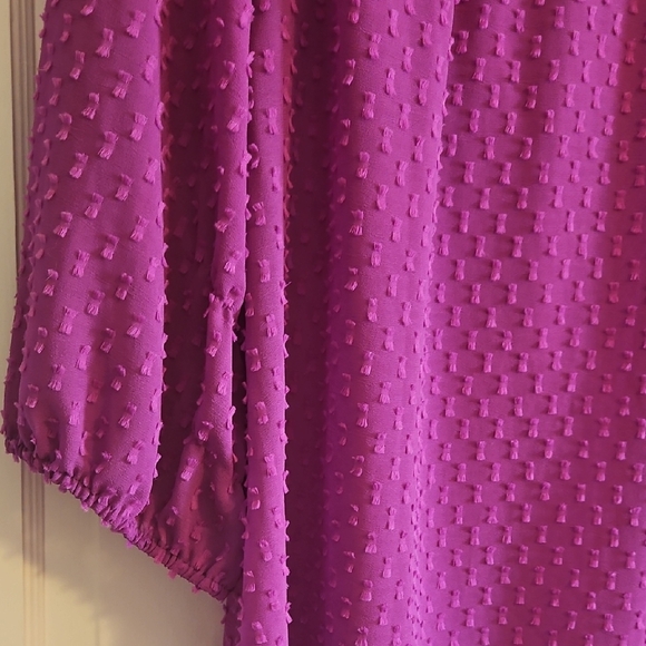 Flowy Cottagecore Purple Blouse Xlarge - Picture 4 of 6